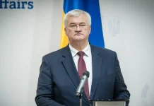 Sibiga says Putin's fall is inevitable Andriy Sybiga during a public speech