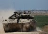 ізраїльська бронетехніка поблизу кордону з Ліваном