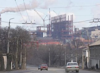 ДРОНИ АТАКУВАЛИ АЛЧЕВСЬКИЙ МЕТАЛУРГІЙНИЙ КОМБІНАТ Алчевський металургійний комбінат