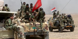 військові сили на кордоні Ірану та Іраку