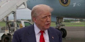 President Donald Trump during a press conference