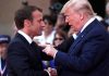 Дональд Трамп та Еммануель Макрон
