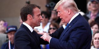 Дональд Трамп та Еммануель Макрон