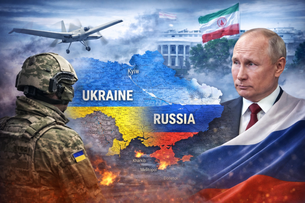 Українські військові та безпілотники на тлі карти війни