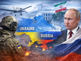 Українські військові та безпілотники на тлі карти війни