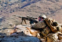 The 82nd Airborne Division of the US Army during an exercise