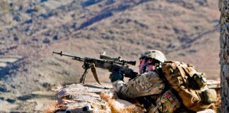 The 82nd Airborne Division of the US Army during an exercise