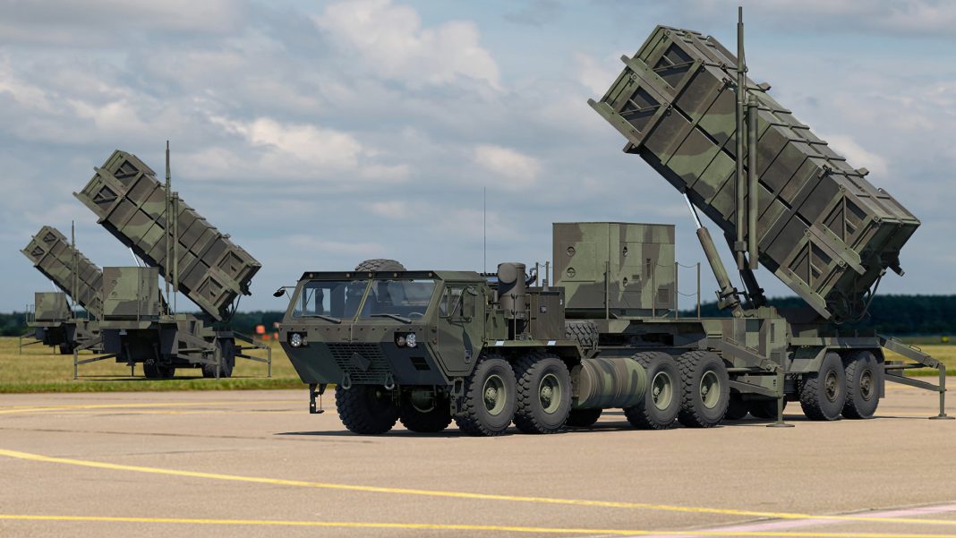 air defence system during combat duty