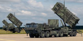 air defence system during combat duty