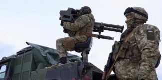 Українські військові мобільної групи ППО