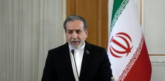 міністр закордонних справ Ірану Аббас Аракчі під час заяви