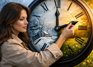 Перехід на літній час 2026: коли переводити годинники Годинник із переведеною стрілкою на літній час