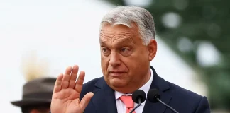 EU prepares to discuss Hungarian veto Viktor Orban during a public event