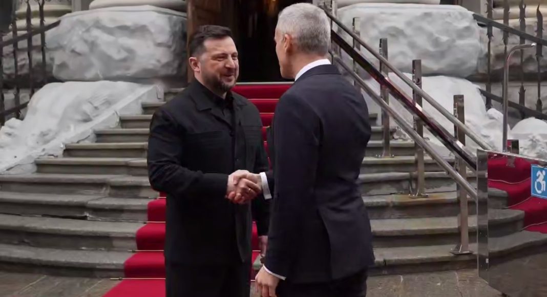 Screenshot_1 Президент України Володимир Зеленський та представники болгарської делегації під час підписання угоди