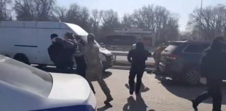 Law enforcers detain attackers near Nyzhni Mlyny village in Poltava region