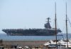 МОРЯКИ США ПІДПАЛИЛИ АВІАНОСЕЦЬ, ЩОБ НЕ ВОЮВАТИ З ІРАНОМ Американський авіаносець «Джеральд Р. Форд» у морі