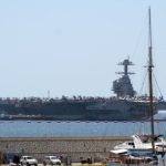 US sailors set fire to an aircraft carrier to avoid fighting with Iran