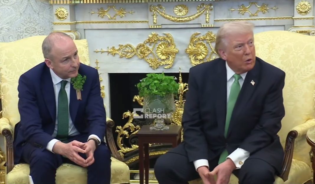 Президент США Дональд Трамп виступає на пресконференції