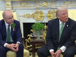 Президент США Дональд Трамп виступає на пресконференції