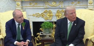 Президент США Дональд Трамп виступає на пресконференції