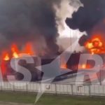 У Лабінську горять 18 резервуарів на нафтобазі після атаки