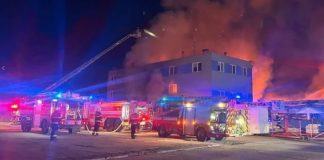 LPP Holding's drone factory set on fire in the Czech Republic Firefighters extinguish a fire at LPP Holding's facility in the Czech Republic