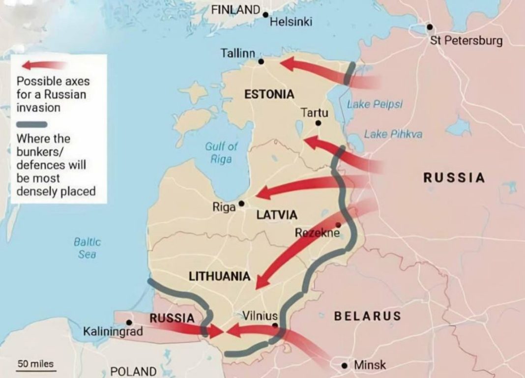 Screenshot_1 Карта можливого наступу РФ на країни Балтії.