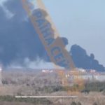 Пожежа на Троєщині: чорний дим накрив Київ