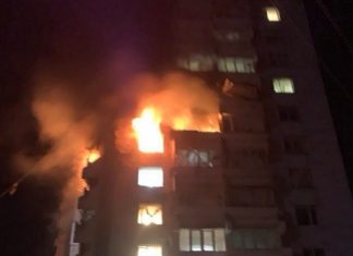 Multi-storey building in Zaporizhzhia damaged after drone attack