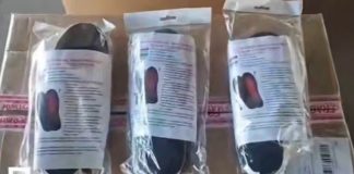 Photo of shoe insoles folded in a box