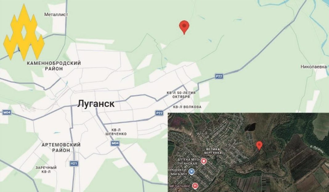 Screenshot_1 Карта з локацією де скоїна диверсія