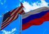 Делегація РФ вперше за 3 роки прибула до США Прапори РФ і США