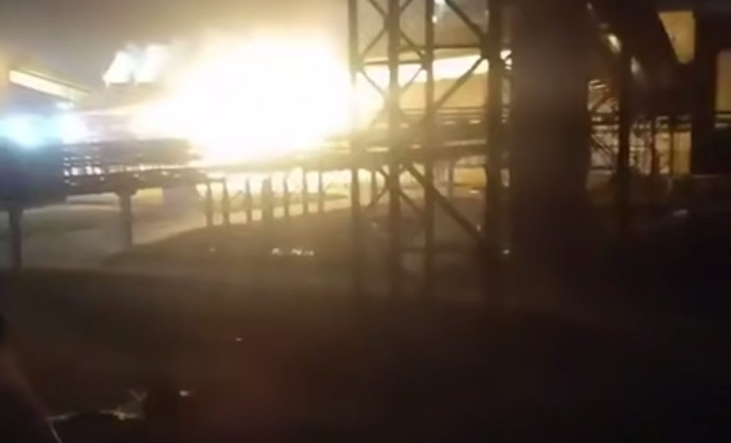 Screenshot_1 Chemical plant building after a UAV attack