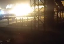 Drones attack Apatit chemical plant in Cherepovets Chemical plant building after a UAV attack