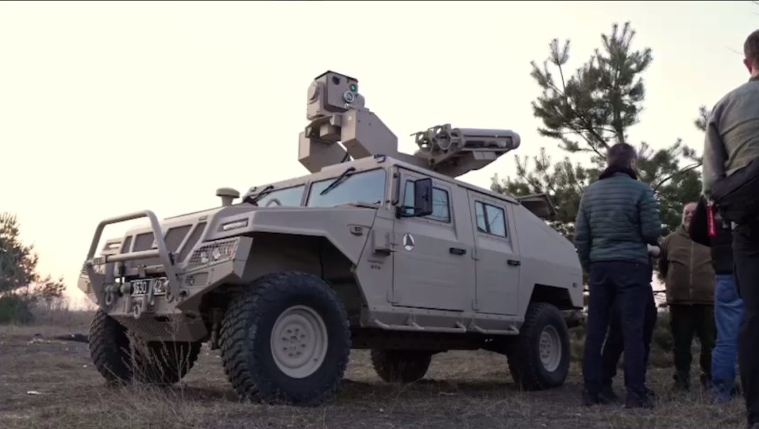 Autonomous turret with artificial intelligence on combat duty in Ukraine