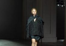 Anna Astrovskaya closed UFW2026 in the final catwalk show Anna Astrovska on the UFW2026 catwalk