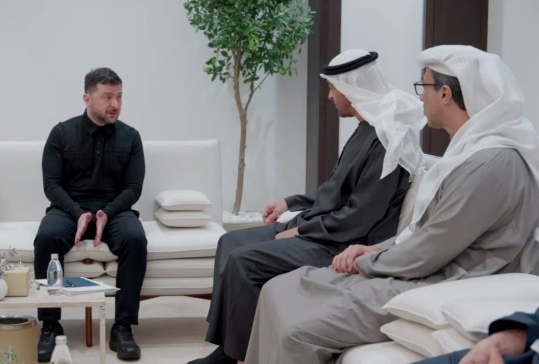 Screenshot_2 Президент України та Президент ОАЕ під час офіційної зустрічі