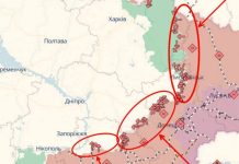 RUSSIAN ARMED FORCES LOST OVER 6000 SOLDIERS IN 4 DAYS Map of hostilities in Ukraine