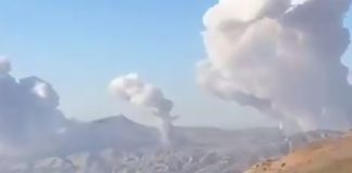 US and Israel continue strikes on Iran Pillars of smoke over Pardis near Tehran