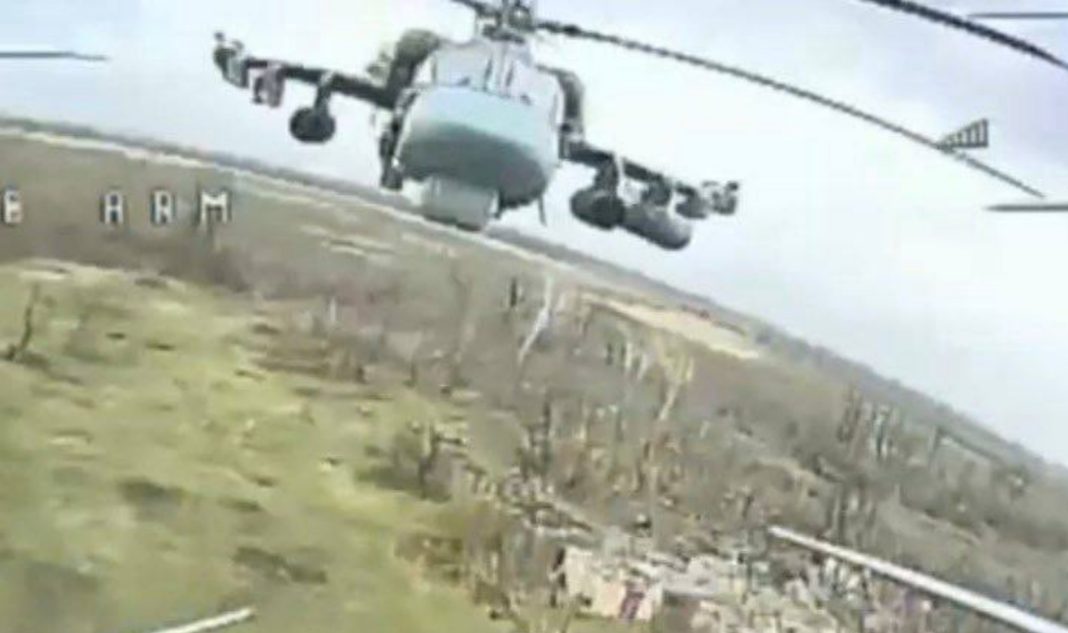Screenshot_4 A Russian Ka-52 helicopter is destroyed