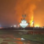 Drones attacked an oil depot in Krasnodar Territory