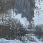 У Комі спалахнув Ухтинський НПЗ «Лукойлу»