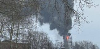 Пожежа на Ухтинському НПЗ у Республіці Комі