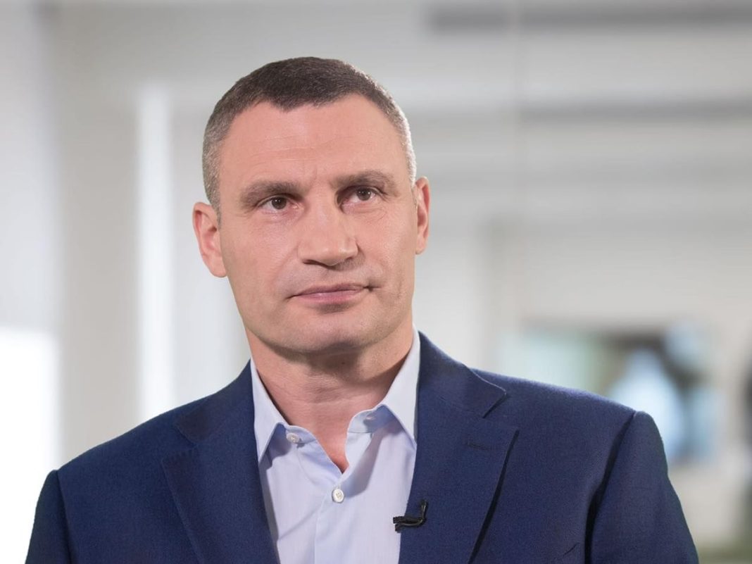 Vitali Klitschko during a briefing