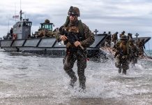 US sends 2.5 thousand marines to the Middle East The amphibious assault ship USS Tripoli at sea