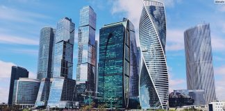 Діловий район Москва-Сіті в столиці Росії