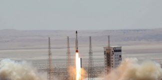 Ballistic missile launch from Iran