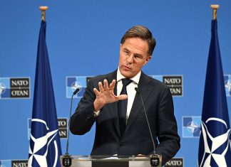 генсек НАТО Марк Рютте під час виступу