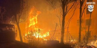 наслідки атаки дронів на базу відпочинку в Одеській області