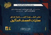 Hezbollah's statement on the beginning of a military operation against Israel